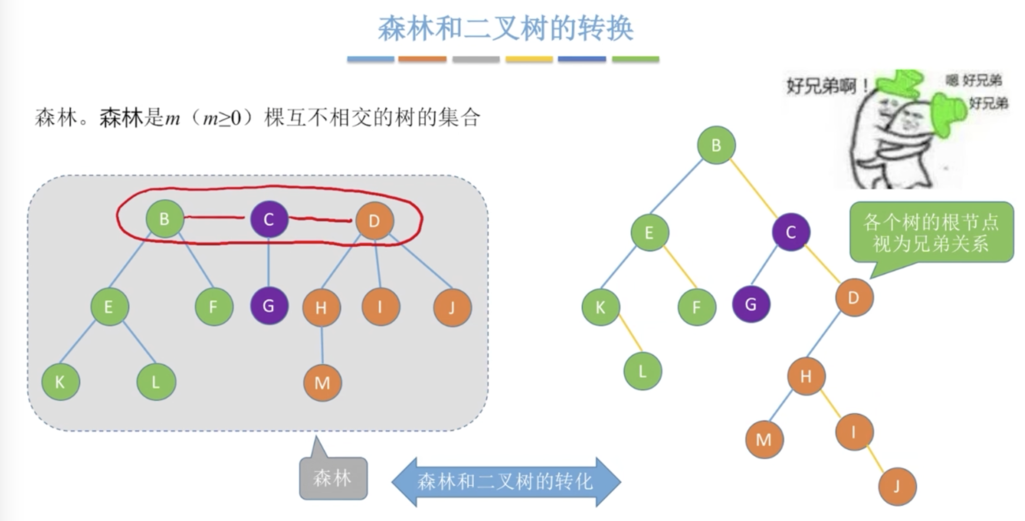 森林转换为二叉树